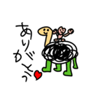子供おえかき⭐︎歯抜け小僧がつくったよ（個別スタンプ：32）