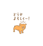 ミルクキャラメルミニドッグ2（個別スタンプ：13）