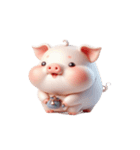 ピンクぶたは仕事したくない（個別スタンプ：27）