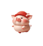 ピンクぶたは仕事したくない（個別スタンプ：32）