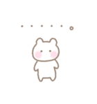 ゆるい手書きくまパステルスタンプ（個別スタンプ：28）