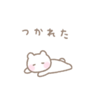 ゆるい手書きくまパステルスタンプ（個別スタンプ：33）