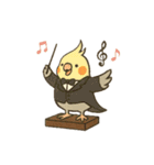 クラシック音楽好きオカメインコ（個別スタンプ：5）