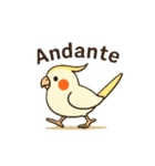 クラシック音楽好きオカメインコ（個別スタンプ：20）