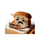 涙いっぱいのかわいいトースト（個別スタンプ：3）