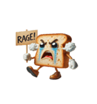 涙いっぱいのかわいいトースト（個別スタンプ：4）