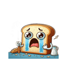 涙いっぱいのかわいいトースト（個別スタンプ：6）