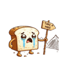 涙いっぱいのかわいいトースト（個別スタンプ：11）