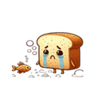 涙いっぱいのかわいいトースト（個別スタンプ：12）