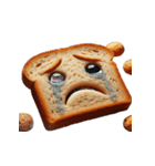 涙いっぱいのかわいいトースト（個別スタンプ：13）
