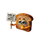 涙いっぱいのかわいいトースト（個別スタンプ：14）