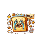 涙いっぱいのかわいいトースト（個別スタンプ：16）