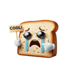 涙いっぱいのかわいいトースト（個別スタンプ：19）