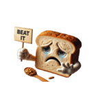 涙いっぱいのかわいいトースト（個別スタンプ：22）