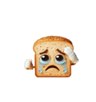 涙いっぱいのかわいいトースト（個別スタンプ：23）