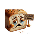 涙いっぱいのかわいいトースト（個別スタンプ：26）