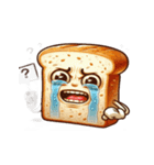 涙いっぱいのかわいいトースト（個別スタンプ：27）