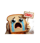 涙いっぱいのかわいいトースト（個別スタンプ：31）