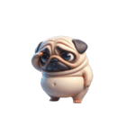 パグの爆萌日常（個別スタンプ：9）