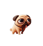 パグの爆萌日常（個別スタンプ：10）