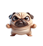 パグの爆萌日常（個別スタンプ：14）