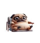 パグの爆萌日常（個別スタンプ：18）