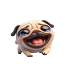 パグの爆萌日常（個別スタンプ：19）