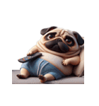 パグの爆萌日常（個別スタンプ：31）