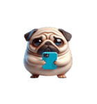 パグの爆萌日常（個別スタンプ：32）