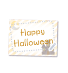 書き込める♥水彩ハロウィンカード（個別スタンプ：7）