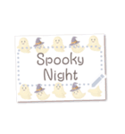 書き込める♥水彩ハロウィンカード（個別スタンプ：10）