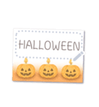 書き込める♥水彩ハロウィンカード（個別スタンプ：12）