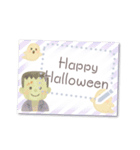 書き込める♥水彩ハロウィンカード（個別スタンプ：14）