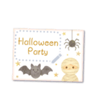 書き込める♥水彩ハロウィンカード（個別スタンプ：15）