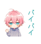 ジト目パーカーくんの癒し日常（個別スタンプ：35）