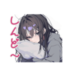 陰キャ女子★SNSデトックス宣言（個別スタンプ：23）