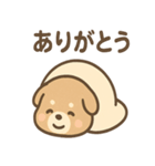 ベッドでごろごろ犬さんのご連絡（個別スタンプ：30）