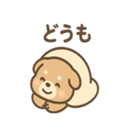 ベッドでごろごろ犬さんのご連絡（個別スタンプ：34）