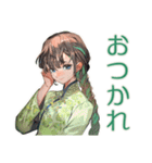 アオザイ女子の秋★癒しの毎日（個別スタンプ：11）