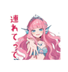 人魚姫の水族館デート（個別スタンプ：19）