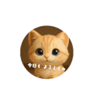 めっちゃ可愛い猫cutecat（個別スタンプ：1）