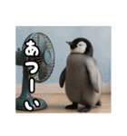 残暑のコウテイペンギン（個別スタンプ：8）