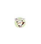 【ちっちゃい】頑張るパンダ vol.3－修正版（個別スタンプ：1）