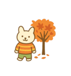 『いっしょに過ごそ』秋の気配（個別スタンプ：32）