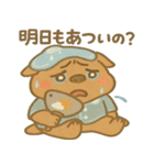 暑さに負けてる"かびんバラくん"（個別スタンプ：3）