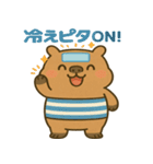 暑さに負けてる"かびんバラくん"（個別スタンプ：23）