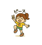 ダンス女子の毎日使える日常会話スタンプ（個別スタンプ：11）