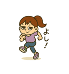 ダンス女子の毎日使える日常会話スタンプ（個別スタンプ：14）