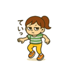 ダンス女子の毎日使える日常会話スタンプ（個別スタンプ：16）