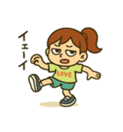 ダンス女子の毎日使える日常会話スタンプ（個別スタンプ：27）